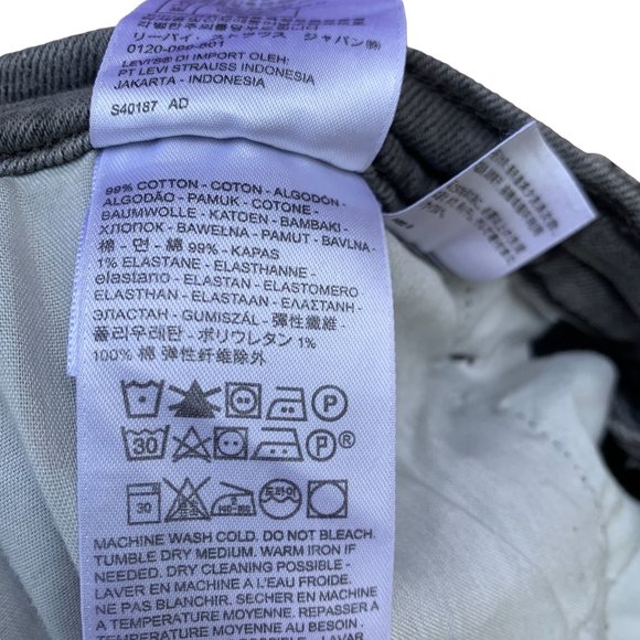 Levi's Women's Ribcage Ankle Crop Straight Jeans in Cosmic Chatter Gray Size 18W - Picture 6 of 13